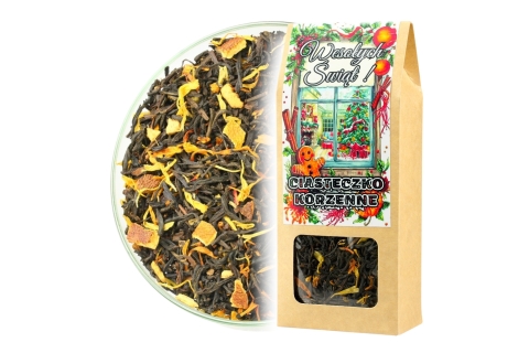 Herbata Czarna CIASTECZKO KORZENNE (KT) (50g) Prezent Na Wigilię i Święta !